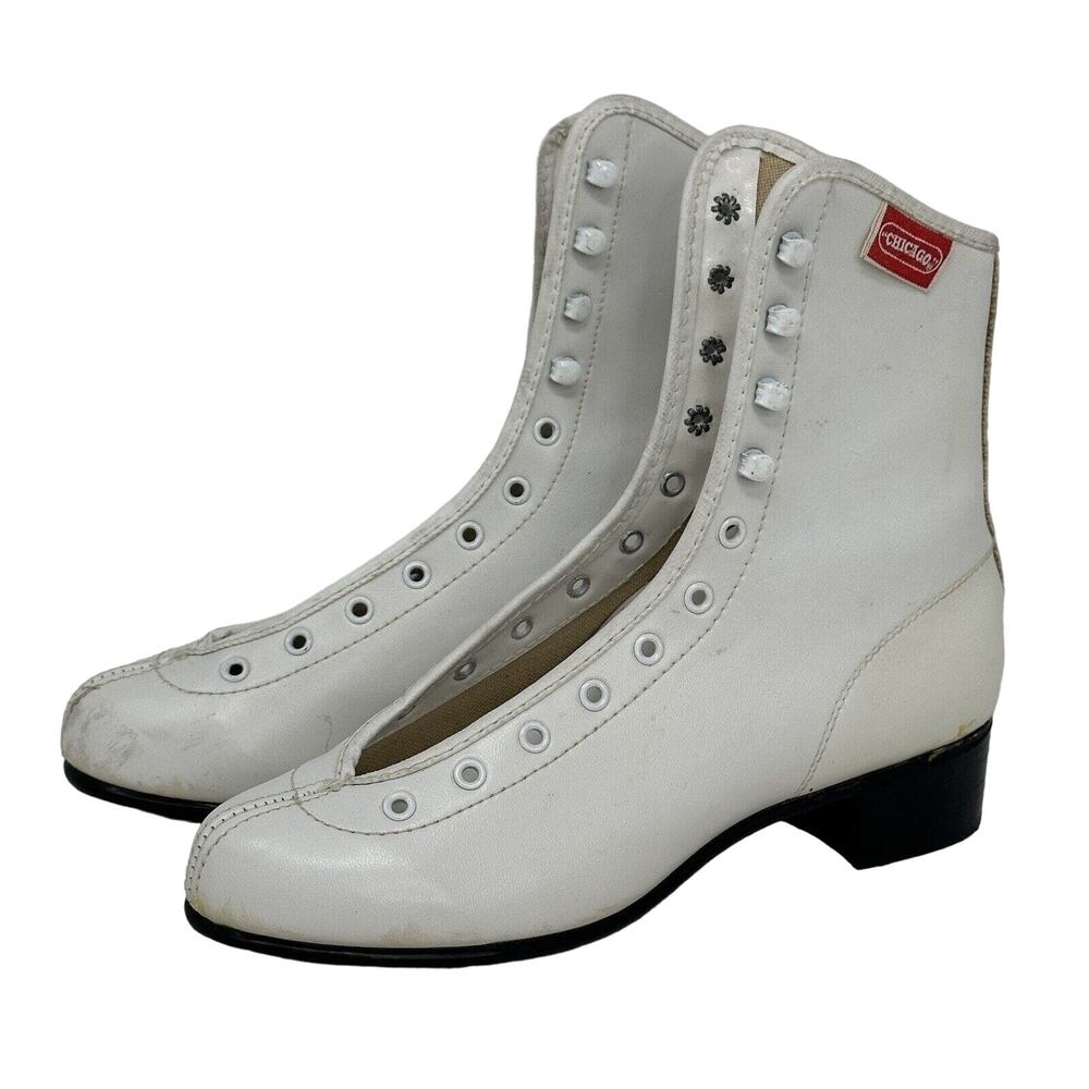 Chicago Roller Skate Company Vintage Skate Boots Size 8